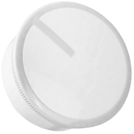 PartsBroz WPW10490037 White Control Knob - Compatible with Whirlpool Range - Replaces AP6022235 W10490037 2312829 PS11755567 W10339426 Ultra Durable Replacement