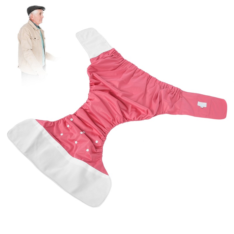 Adult Diaper Adjustable Washable Elderly Diaper Reusable Incontinence Nappy Pants705
