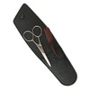 Stainless Steel Beard Scissors Set 2-Piece Trimming Shears with Comb