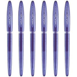 uni-ball Signo UM-170 Gelstick Gel Rollerball Pen - 0.7mm Tip - Violet Ink - Pack of 6