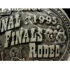 Hesston 1995 NFR Rodeo Steer Wrestling Belt Buckle Hesston Limited