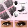 Kit De Extensión De Pestañas Diy Grupos Accesorios 800pcs