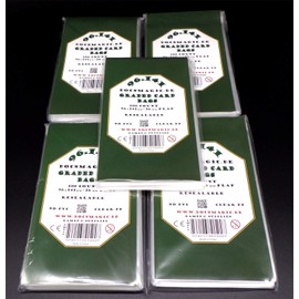 docsmagic.de 5 x 100 Resealable Graded Card Sleeves - 96 x 141 mm - PSA BGS Bags - Sleeves Resealable