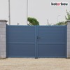 KOTARBAU® Handle Knob Set 90 mm Profile Cylinder Door Handle