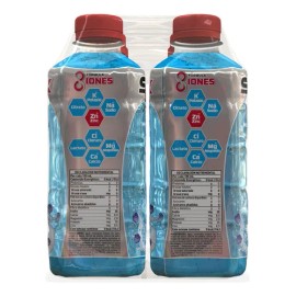 Bebida Hidratante Suerox 8 Iones Mora Azul C/6 Pzas 630 Mls