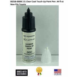 Autoparts 00258-0000C-21 Clear Coat Touch-Up Paint Pen .44 fl oz New Fits Toyota