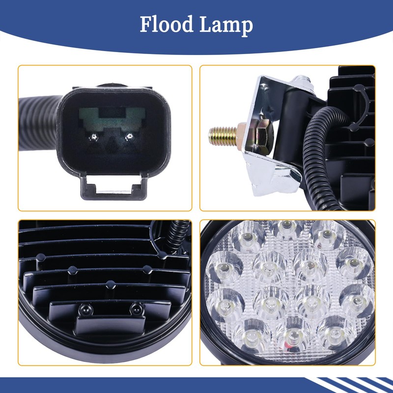 Getfarway 388-3782 Flood Lamp Light Compatible with Caterpillar CAT Loader