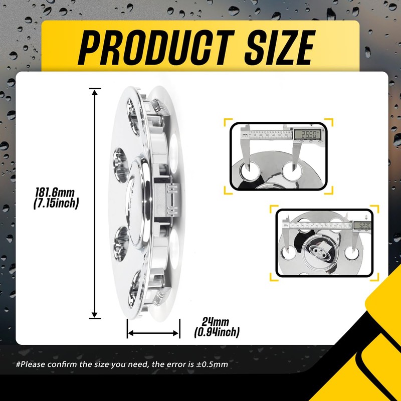 DewFlew - Tapón central de rueda para 2009-2014 F150 2010-2014