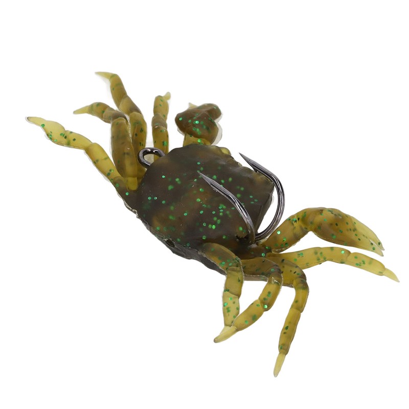 8Pcs Artificial Crab Bait 13cm 33.5g Simulation Crab Soft Lure