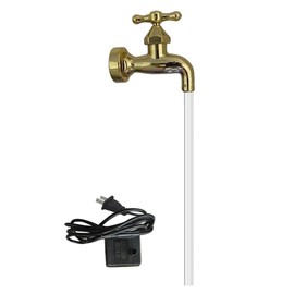 YARNOW Invisible Flowing Spout Watering Can Fountain Floating Tap Fountain Invisible Faucet Floating Outdoor Tabletop Fountains for DIY Garden Yard Art Decor (USB Faucet)