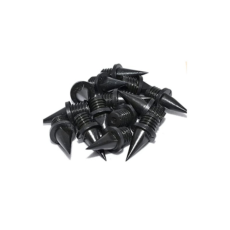 ecoSpikes 3/8 inch (9 mm) Black Steel Track and Cross