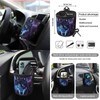 Wanyint Wolf Galaxy 15 Pcs Car Seat Covers Set for