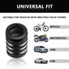GKmow Pack-5 Tire Valve Stem Cap Cover, Dog Paw Tire