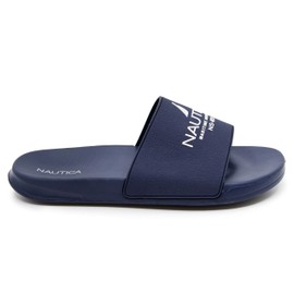 Nautica Men's Athletic Slide Comfort Sandal-Porter-Navy-Size-11