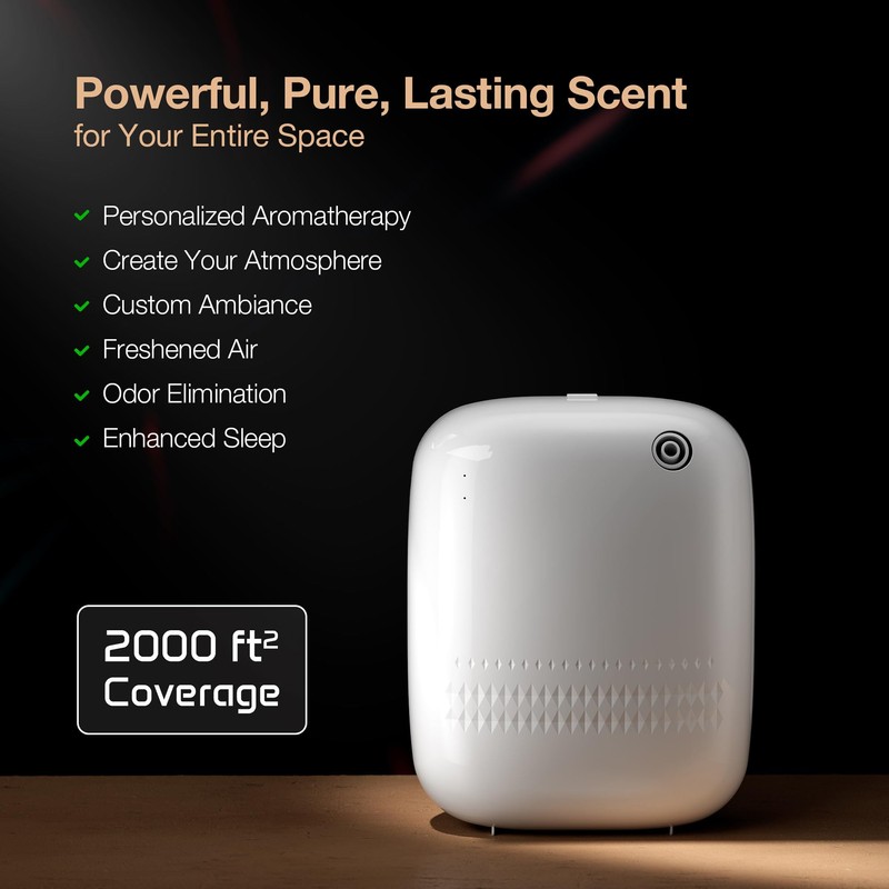 Smart Waterless Essential Oil Diffuser (400 mL Capacity) Hotel Scent