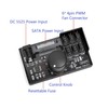 SSSUWP 12V 4 Pin PC Case Fan Speed Controller 6