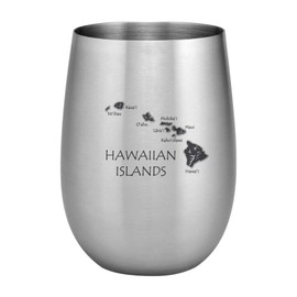 Supreme Housewares Stemless Wine Glass, Hawaii
