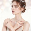 Collar Mujer ，Collares de Mujer, Juego de Collar y Pendientes