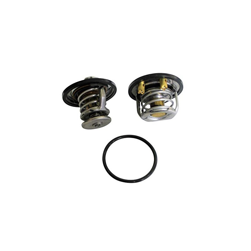 Front & Rear Thermostat Kit For 2001-21 6.6l Duramax LB7
