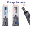 KITGUARD Diamond Dog Nail Grinder Bits for Rotary Tool-1/8'' Dog