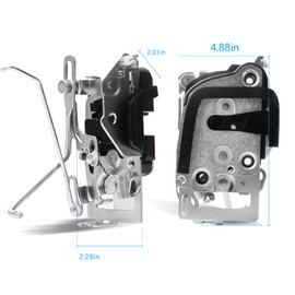 WUANGKI Door Lock Actuator | Front Right Passenger Side | Compatible with 1998-2004 Toyota Tacoma | Replaces 69310-04010 | Front Right Manual Locks for Non Electric Doors
