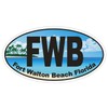 FWB Fort Walton Beach Florida Oval Bumper Sticker D1125