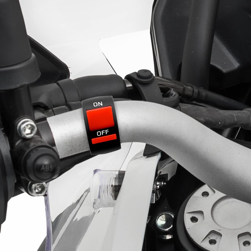 HISports Motorcycle Handlebar Switch 7/8 Inch Motorcycle Handlebar Toggle Switch