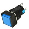24V Rectangular Reset Switch Momentary Push Button Switch 16mm Car