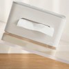 Tissue Box Holder Multifunctional Rectangular Tissue Box Cover with Remote