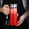 1.2L Acrylic Transparent Juice Bottle Cold Water Pitcher Jug for
