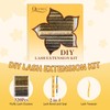 QUEWEL DIY Lash Extension Kit 320Pcs Fluffy 3D Lash Clusters