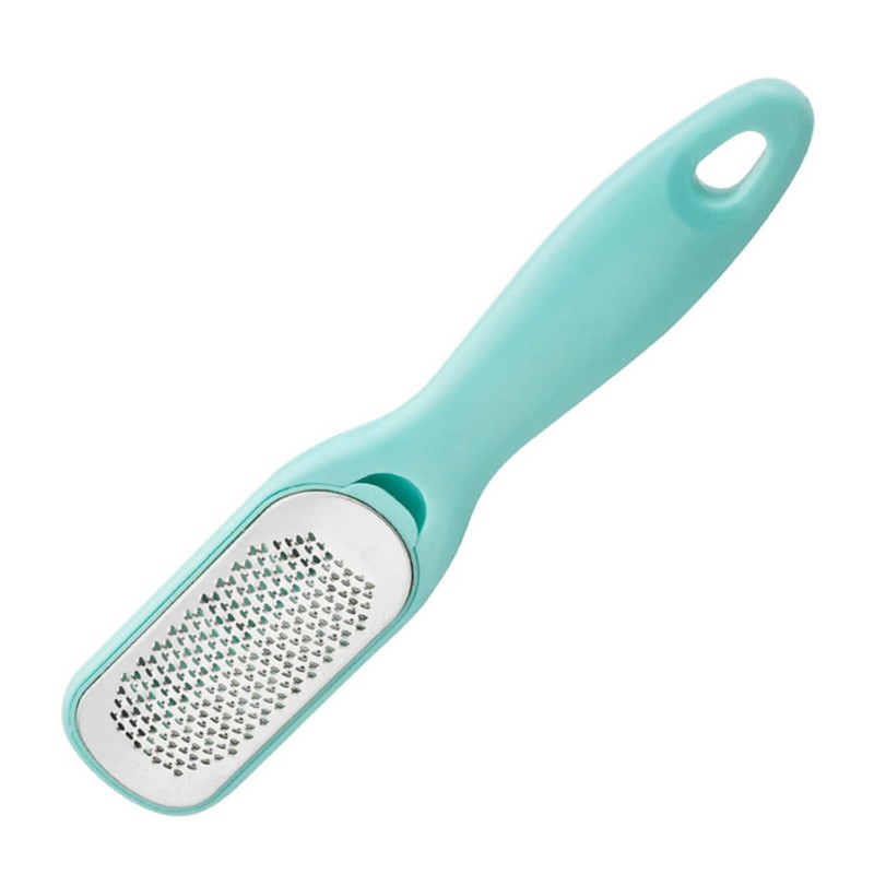 Baluue 2 Pcs Stainless Steel Foot Peel Scrubber Pumice Brush