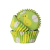 PME Easter Chicks Standard Baking Cups-Foil Lined, PK/30, Multicolor