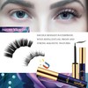 MENAKA Magnetic Eyelashes with Eyeliner Kit - Faux Mink Eyelashes