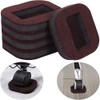 VIVIZHWH Caster Stopper, Caster Stop, Wheel Chock, Caster Floor Protection,
