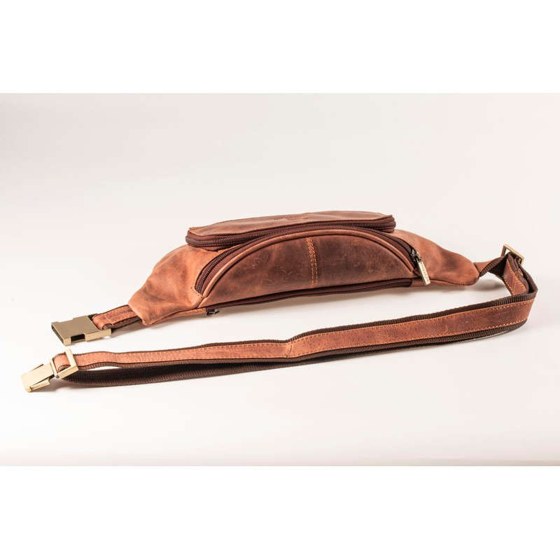 Matador Genuine Leather Shoulder Bag Travel Bag Bum Bag, antique