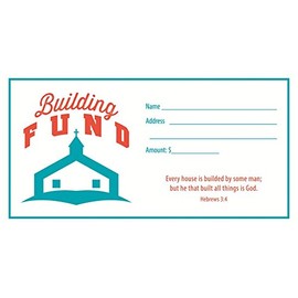 Building Fund Church Offering Envelopes - 100 pc