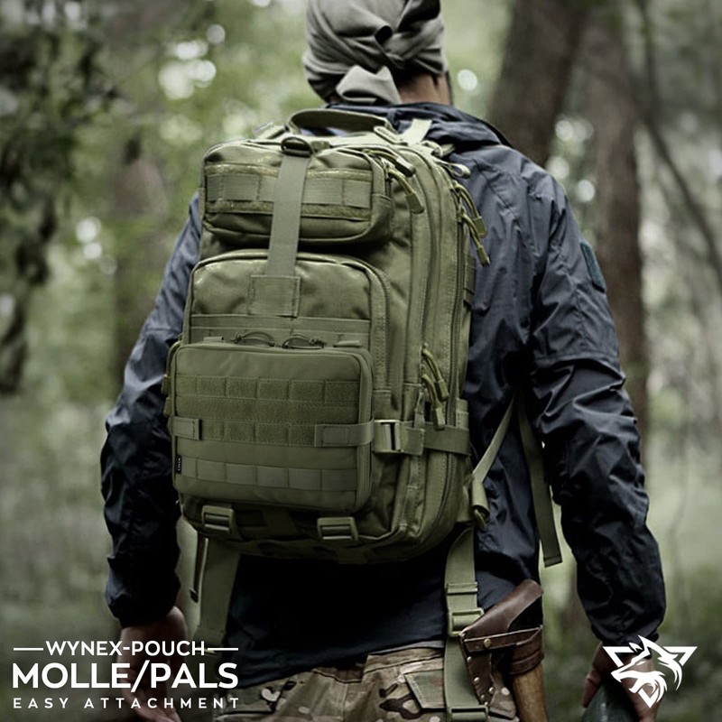WYNEX Tactical Admin Molle Pouch, Medical EDC EMT Utility Bag