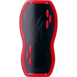 Molten GG0012-KR Shin Guard, Swansee, Small, Black x Red