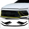 BOGAR TECH DESIGNS Front Chrome Delete Overlay Wrap Film Compatible