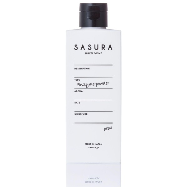 SASURA Enzyme Facial Washing Powder, Large Capacity, 2.5 oz (70 g), Pores, Blackheads, Square Plug, Acne, Facial Cleanser, For All Body Use, Men's, Women's
