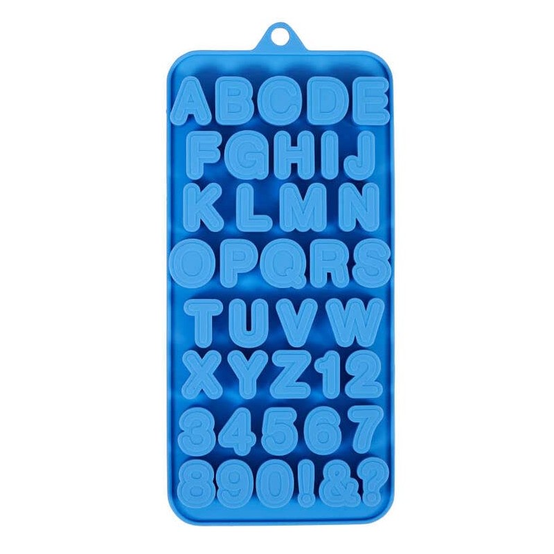 Silicone Candy mold, Letters and Numbers