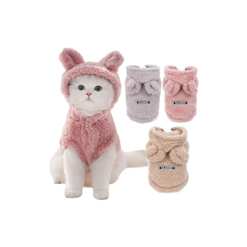 Disfraz de orejas de conejo de gato, lindas sudaderas con