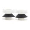 Tofficu 2Pcs Toilet Tank Plug Caps Durable Plastic Water Tower