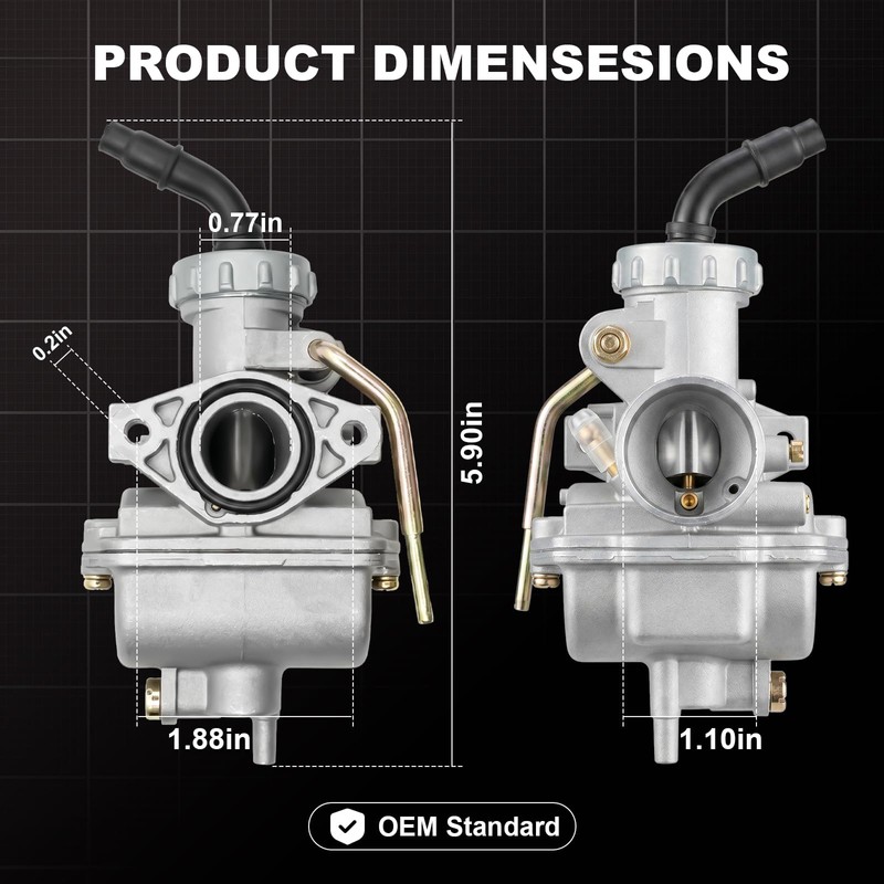 pz20 110cc Carburetor For Tao Tao ATV 110cc 125cc Go