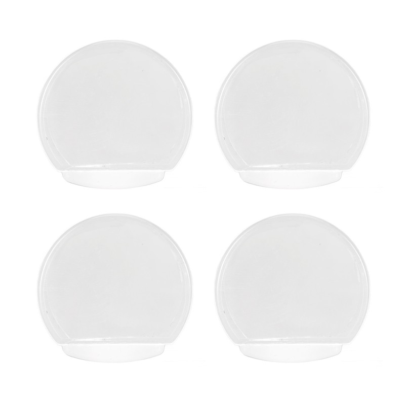 4pcs Transparent Door Stopper Soft Acrylic Door Holder Prevent Impact