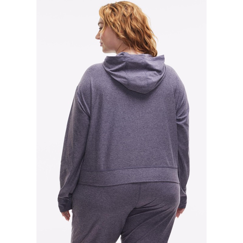 Peloton Women Dreamblend Crewneck Pullover, Ash, Medium