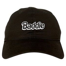 FASHIONISGREAT Baddie Bad Girl Dad Hat Baseball Cap Black