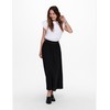 Only Female Plain Maxi Skirt, black