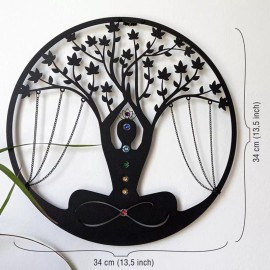 Unbranded Metal Wall Sculpture Minimalist Ornament Wall Art Living Room Meditation Crafts